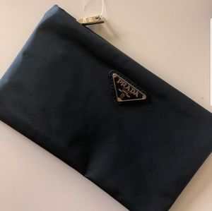 100% Authentic Mini PRADA Black Nylon Cosmetic
